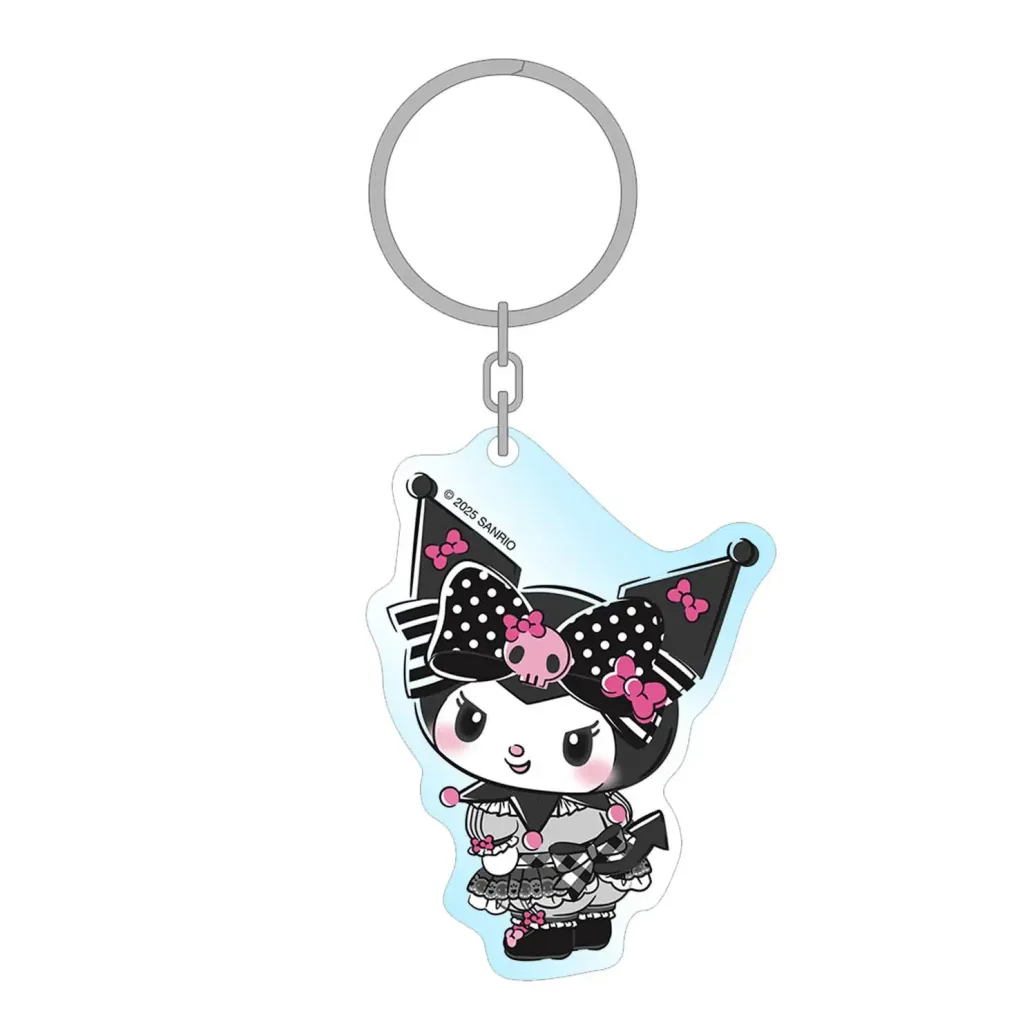 Sanrio Pink Black Party Series Acryl Schlüsselanhänger Kuromi 7 cm 