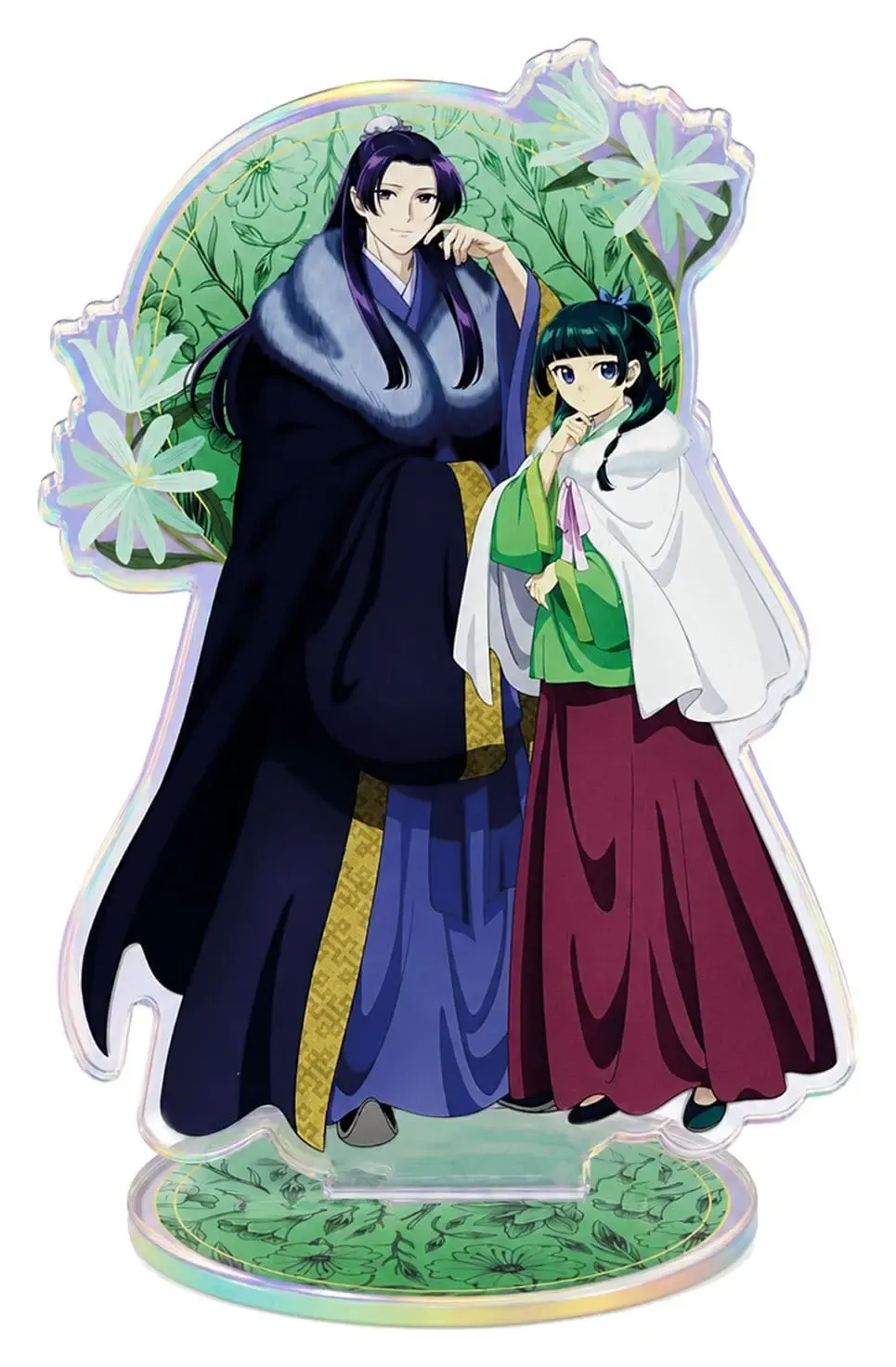 Die Tagebücher der Apothekerin - Holografischer Acryl-Aufsteller - Maomao & Jinshi (Winter Clothes)