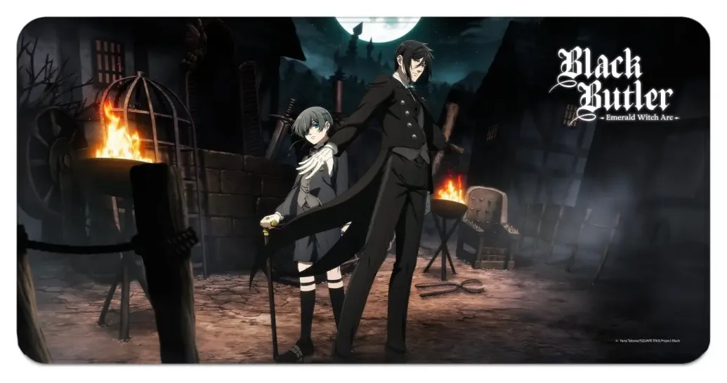Black Butler: Emerald Witch Arc XXL Mauspad Sebastian & Ciel 80 x 40 cm