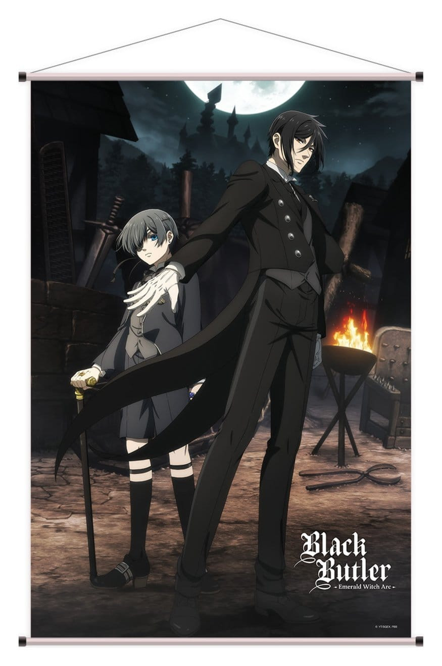 Black Butler: Emerald Witch Arc Wandrolle Sebastian & Ciel 60 x 90 cm