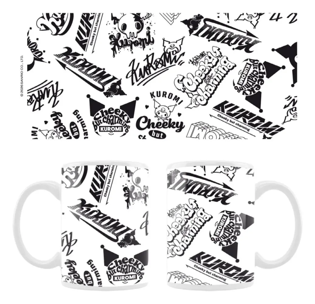Sanrio Tasse Kuromi Street logos