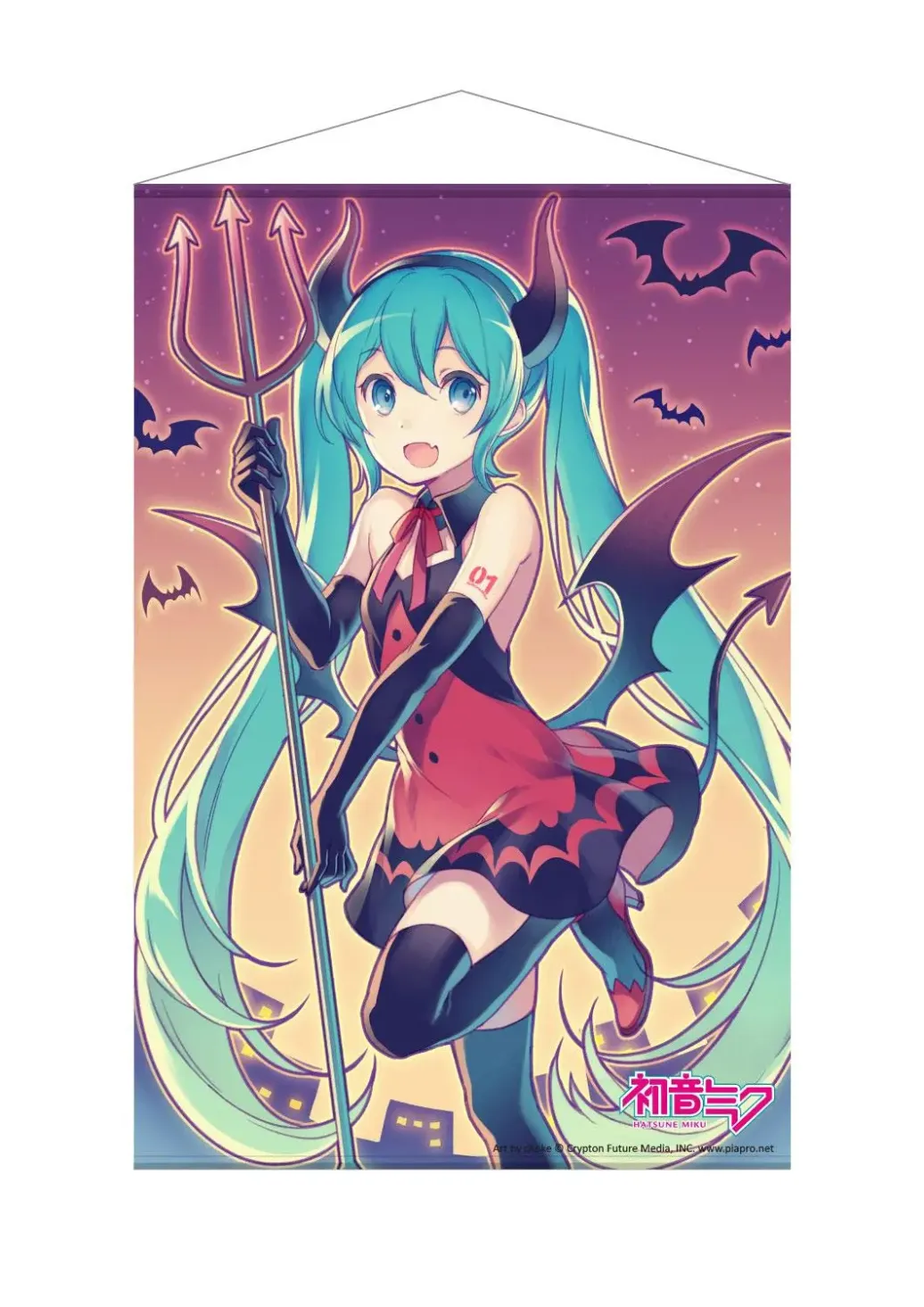 Vocaloid Wandrolle Miku Hatsune #2 60 x 90 cm