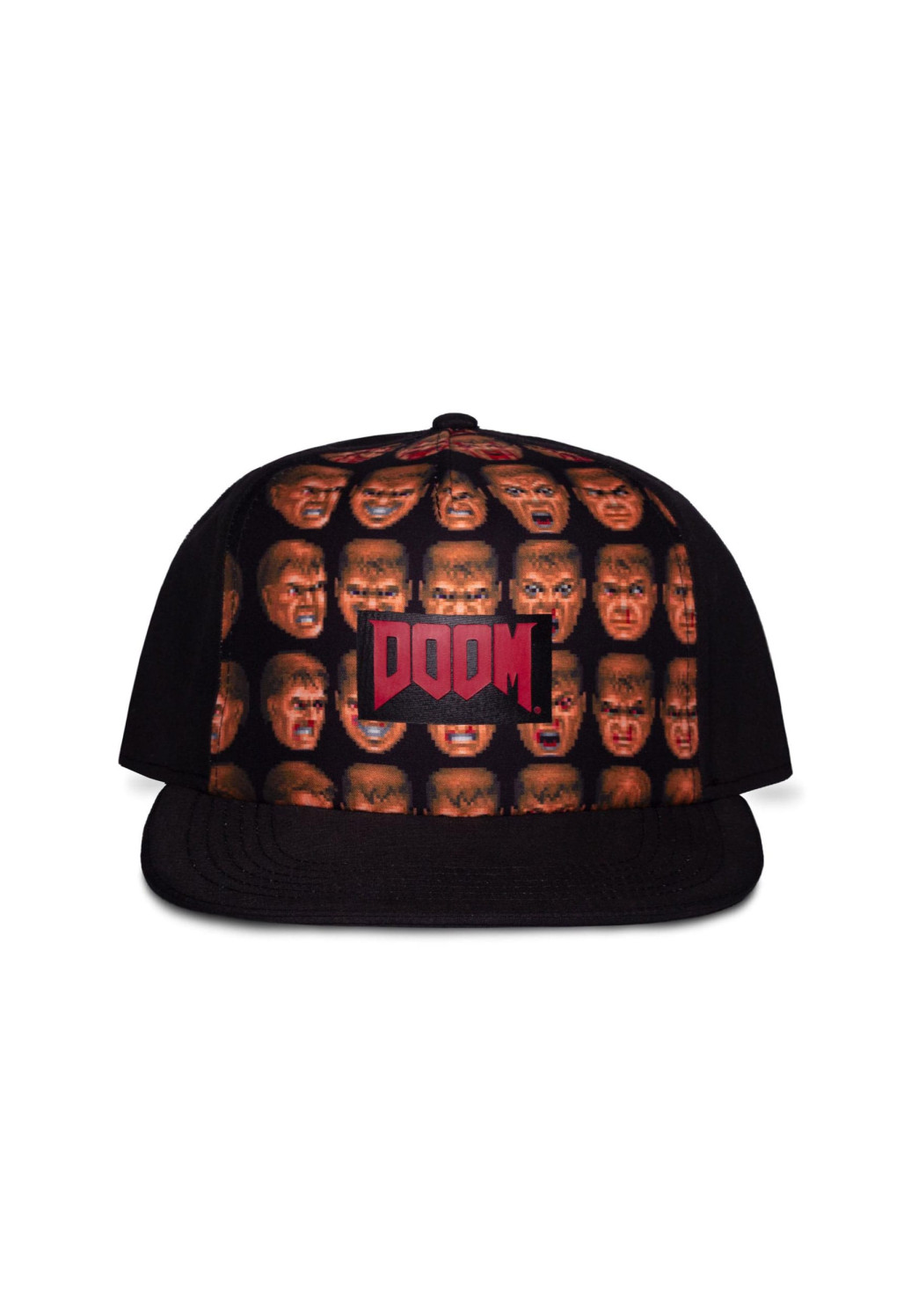Doom Baseballcap Doom Faces Background
