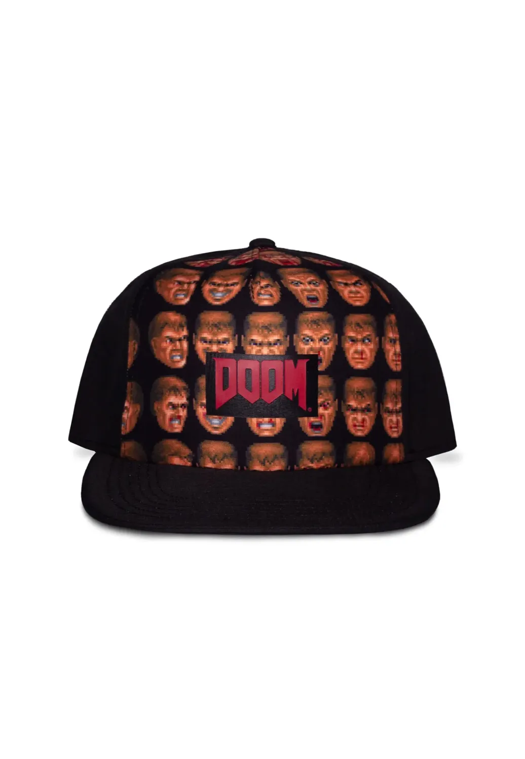 Doom Baseballcap Doom Faces Background