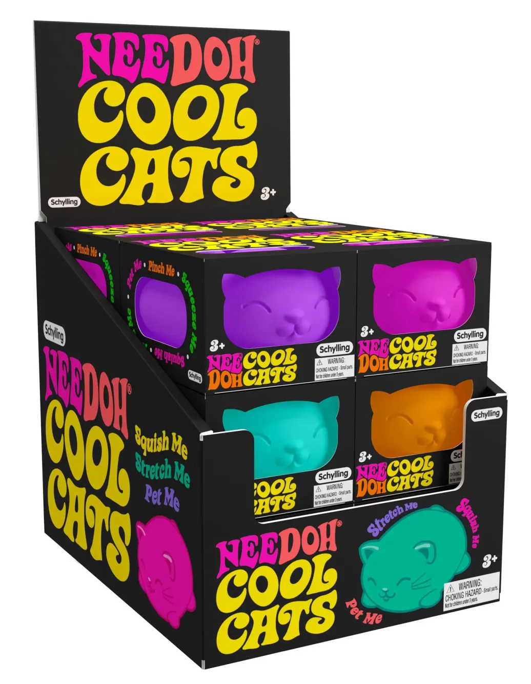 NeeDoh Anti-Stress-Figuren 11 cm Cool Cats Display (12)