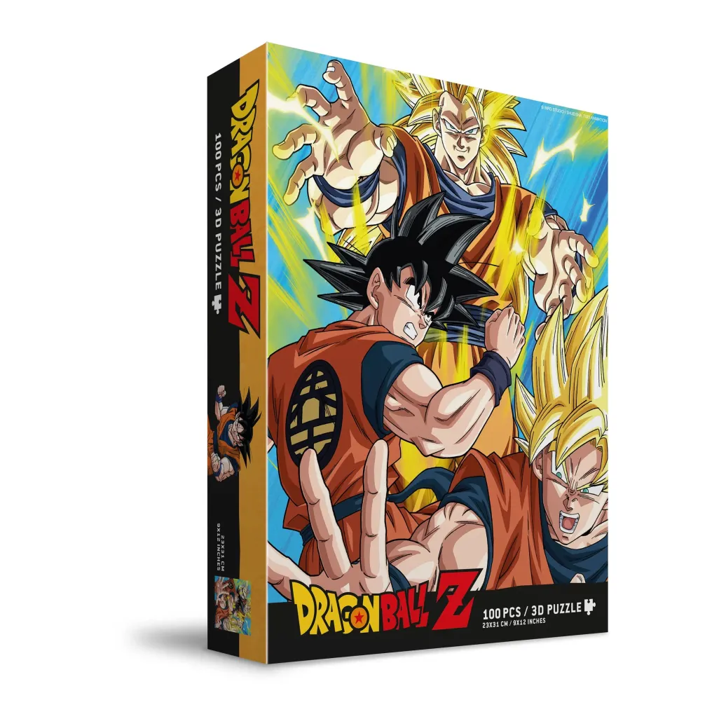 Dragon Ball Z Puzzle mit 3D-Effekt Goku Saiyan (100 Teile)