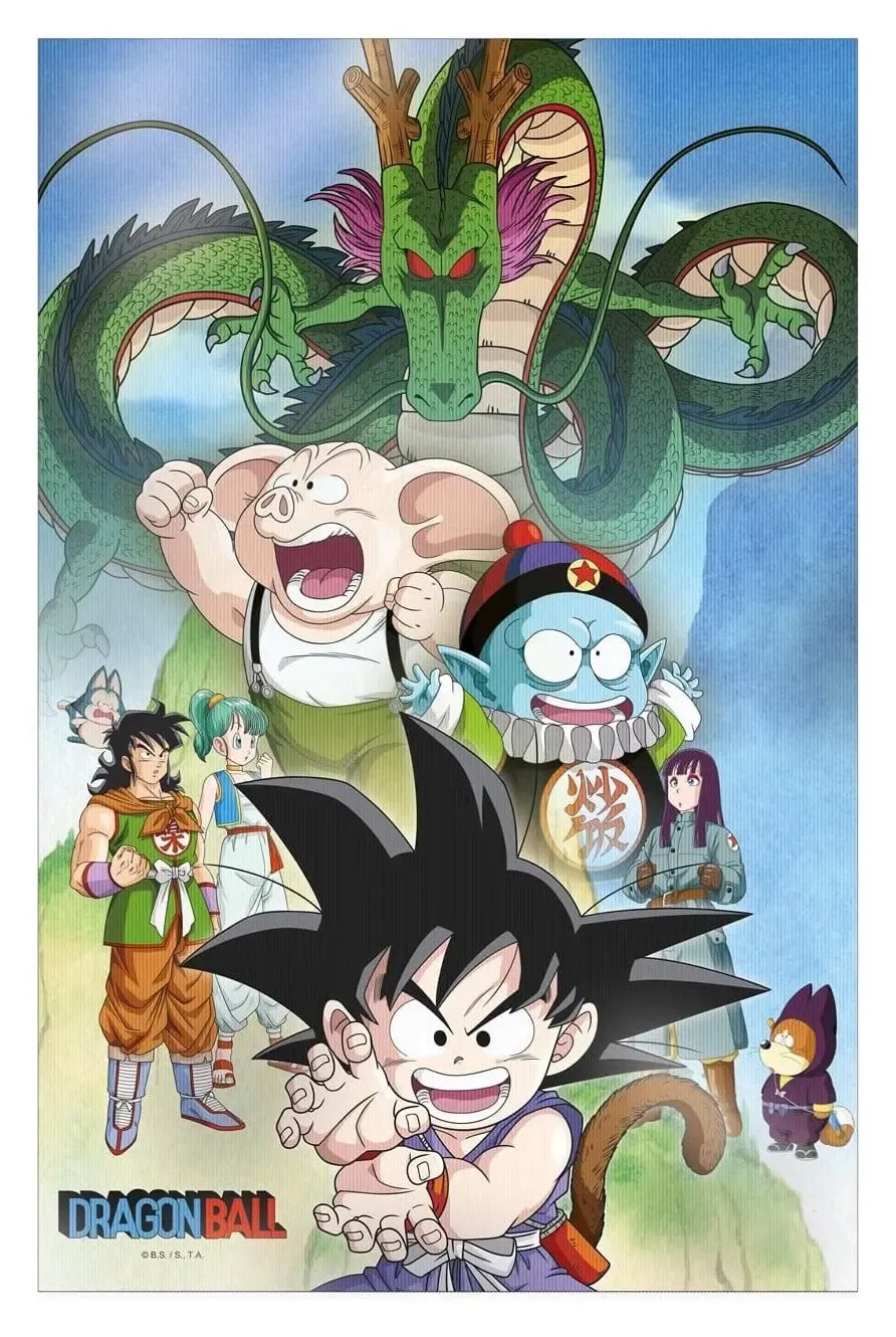 Dragon Ball 3D Poster Shenron & Heroes 38 x 58 cm 