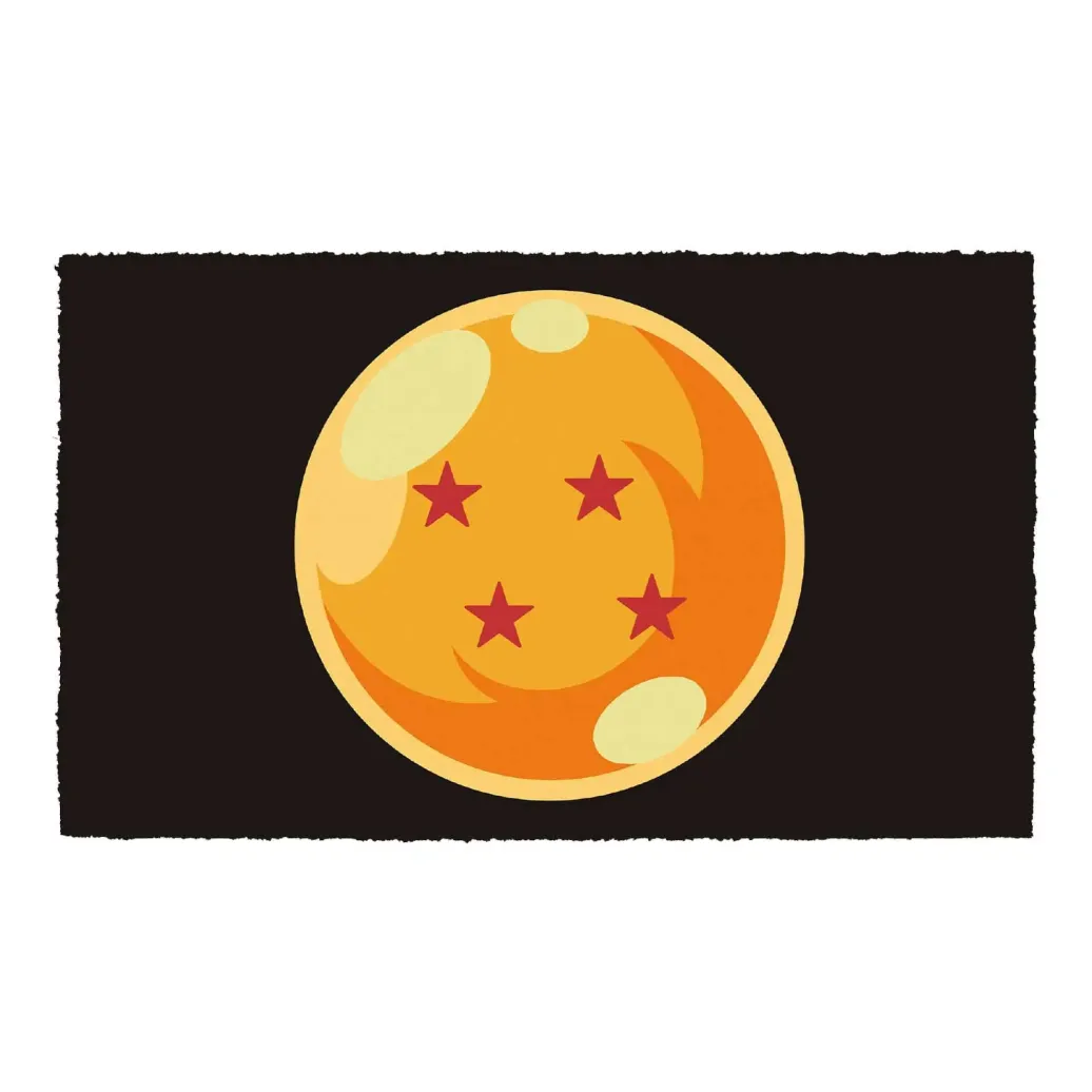 Dragon Ball Super Fußmatte 4 Stars Dragon Ball 40 x 60 cm