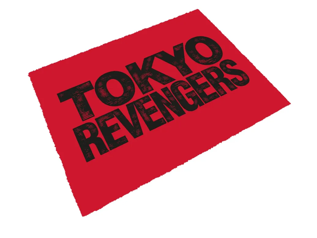 Tokyo Revengers Fußmatte Logo on Red 40 x 60 cm