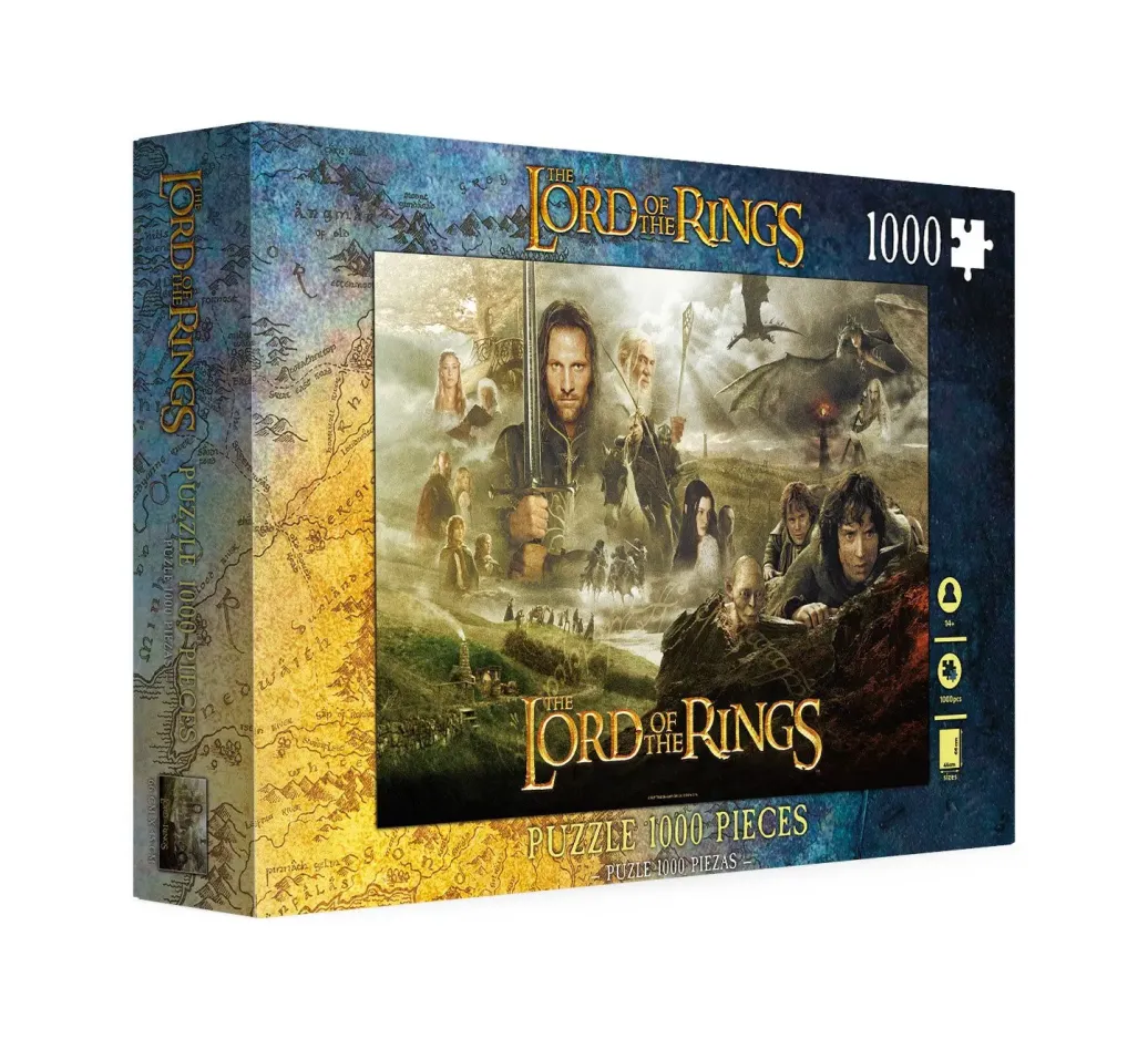 Herr der Ringe Puzzle Poster (1000 Teile)