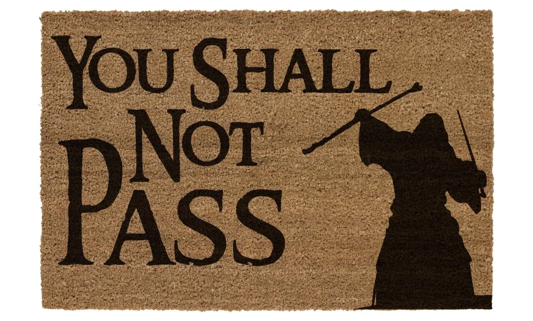 Herr der Ringe Fußmatte You Shall Not Pass 60 x 40 cm