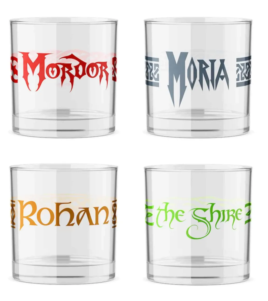 Herr der Ringe Schnapsgläser 4er-Pack