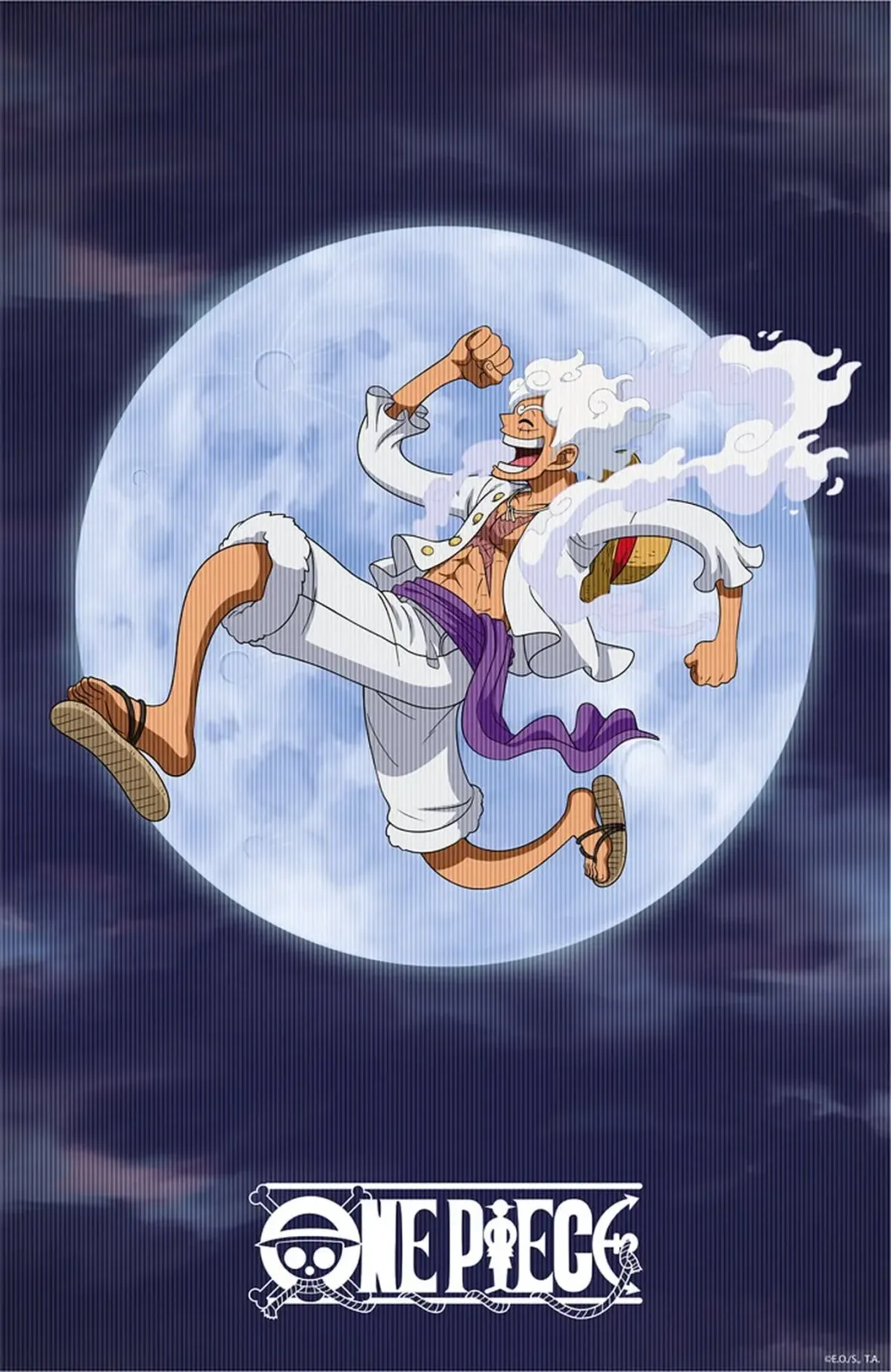 One Piece 3D Poster Monkey D. Ruffy Gear 5 38 x 58 cm
