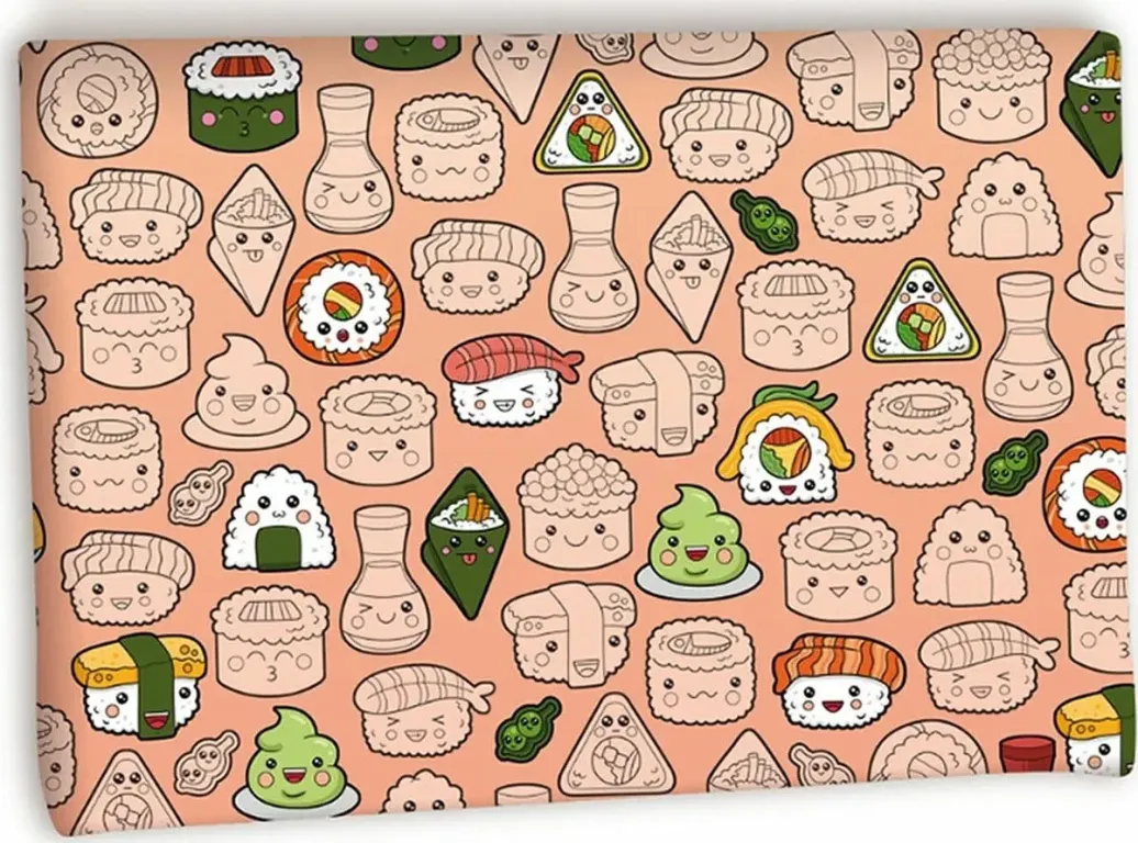 Uchiwa Manga-Hülle Sushies 24 x 17 cm