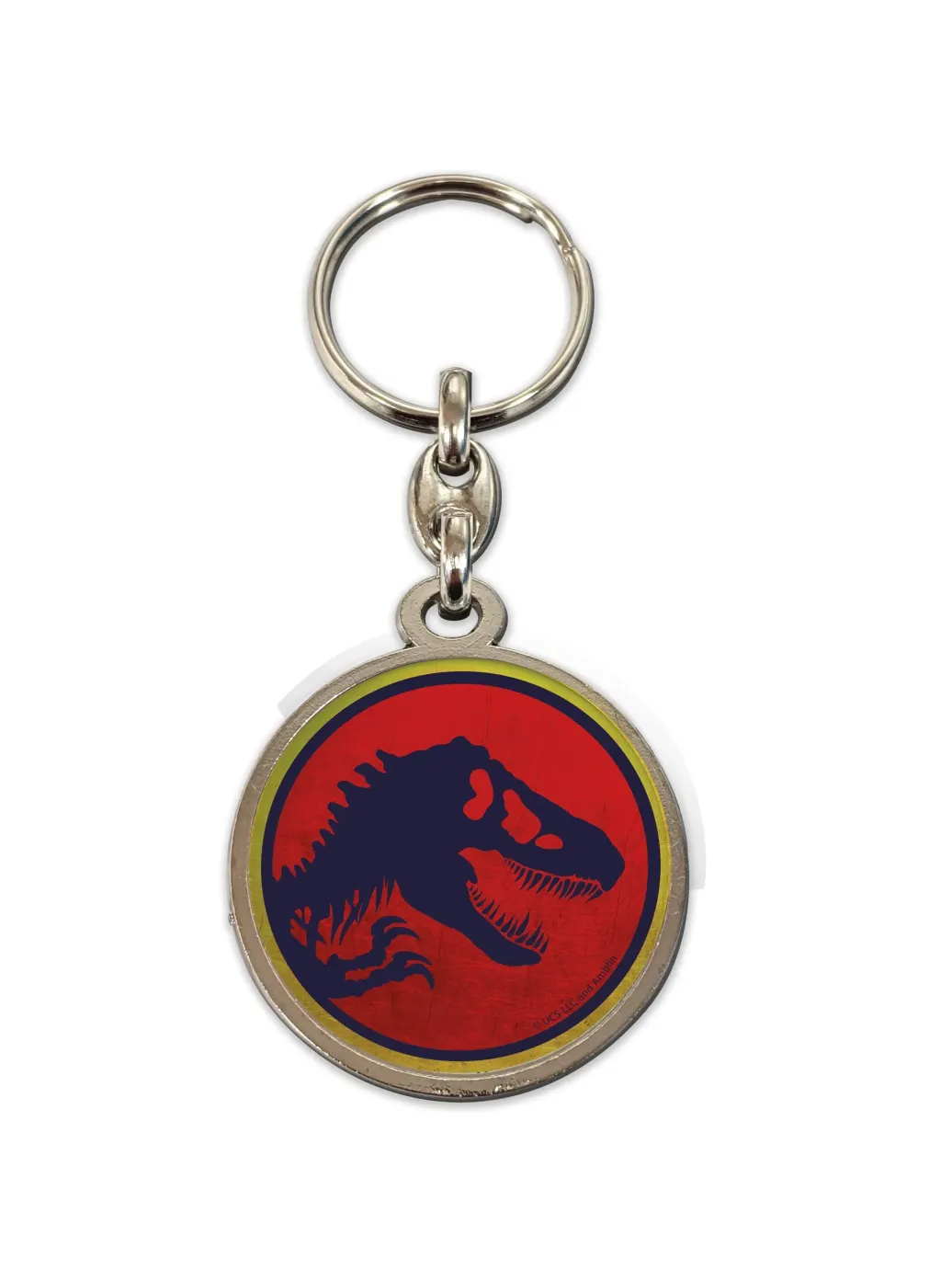 Jurassic Park Metall-Schlüsselanhänger Logo 7 cm