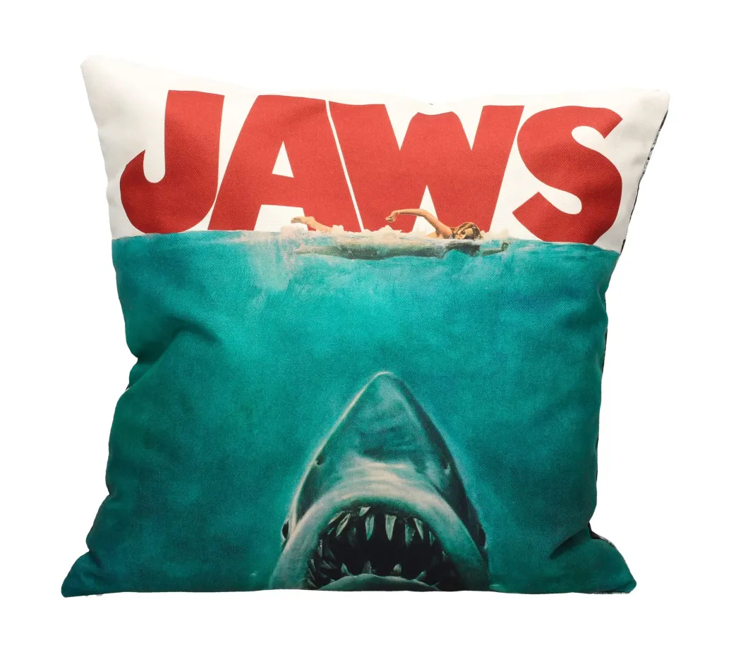Jaws Kissen Poster Collage 45 cm