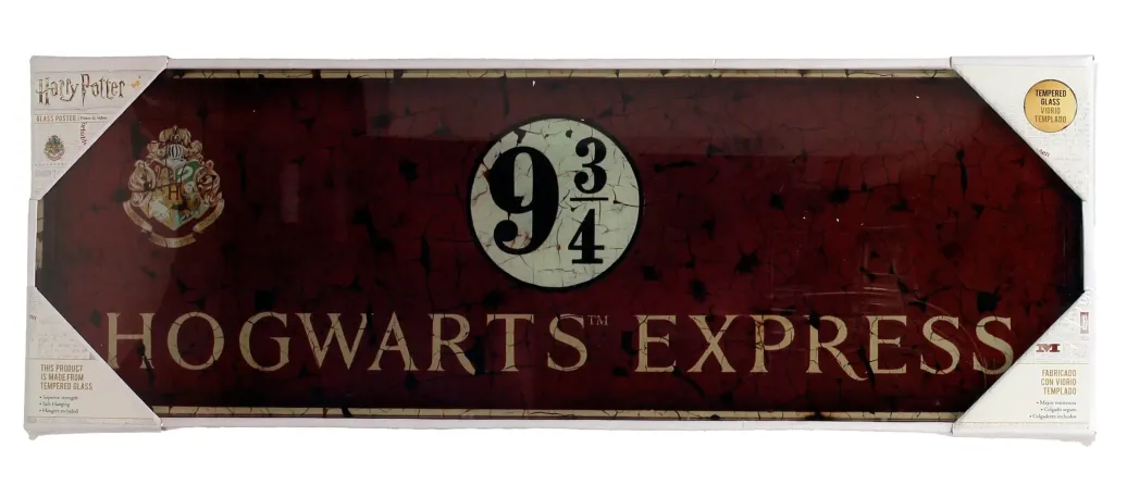 Harry Potter Glas-Poster Hogwarts Express 60 x 20 cm