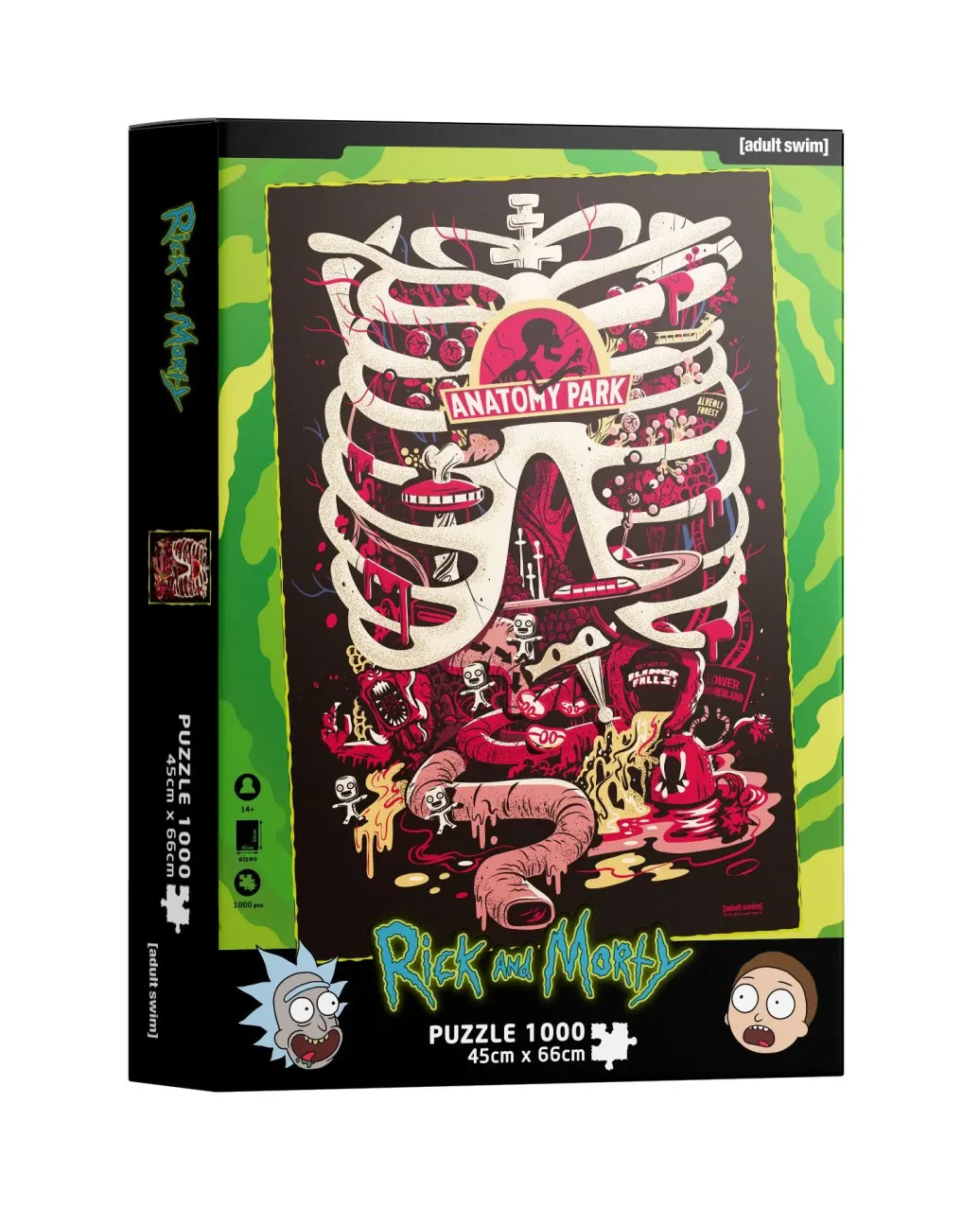 Rick & Morty Puzzle Anatomy Park (1000 Teile)