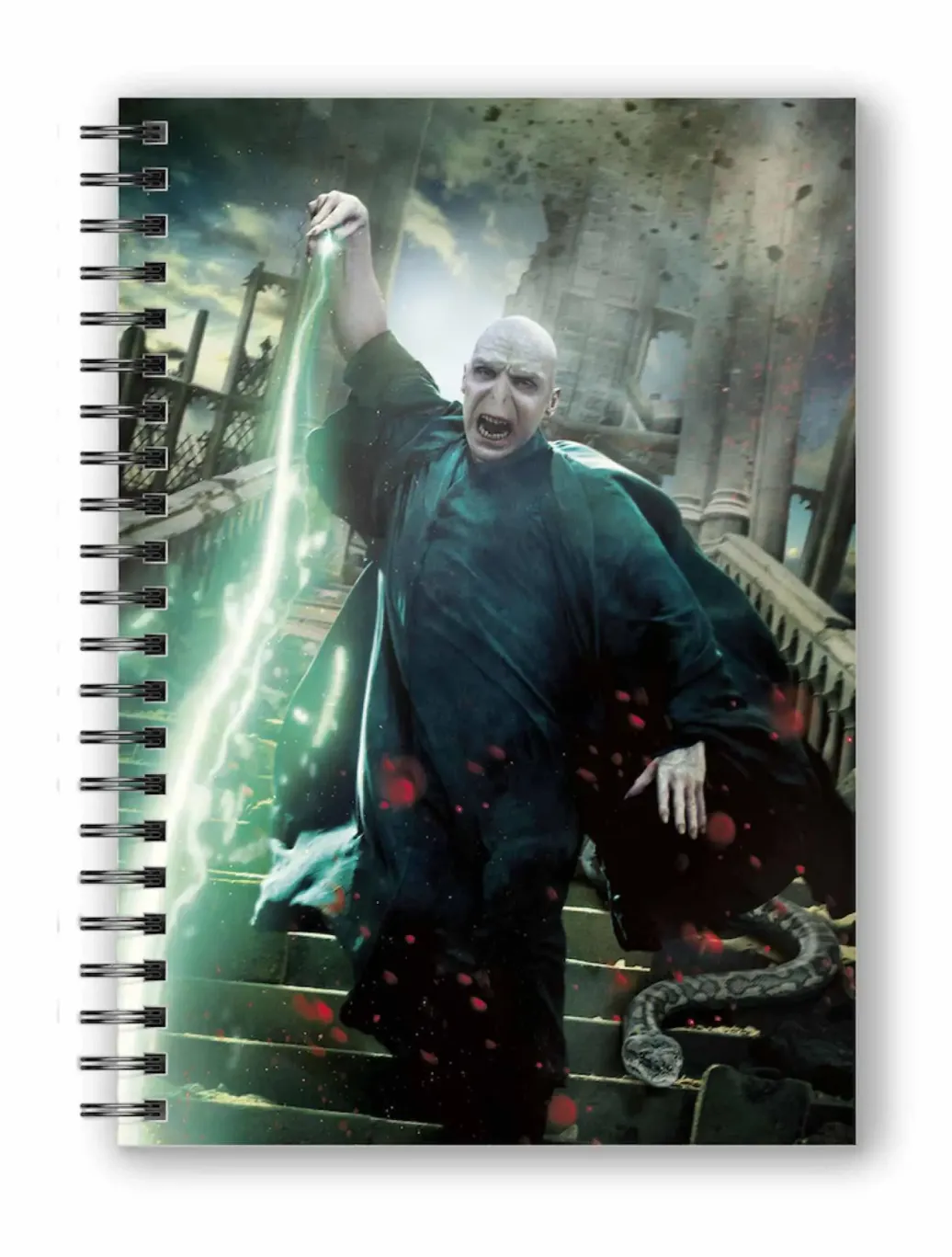 Harry Potter Notizbuch mit 3D-Effekt Voldemort Poster