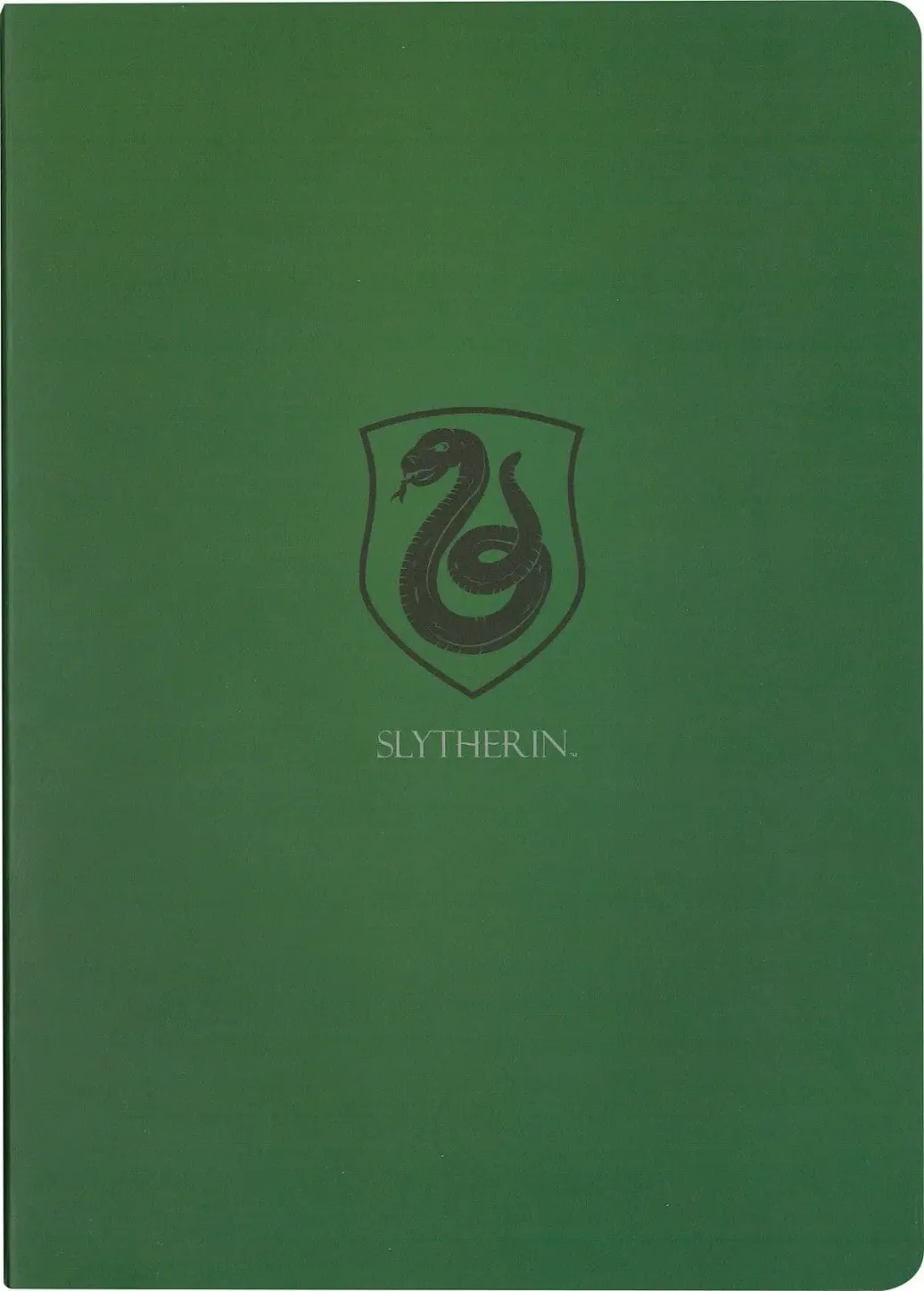 Harry Potter Softcover Notizbuch Slytherin 21 cm
