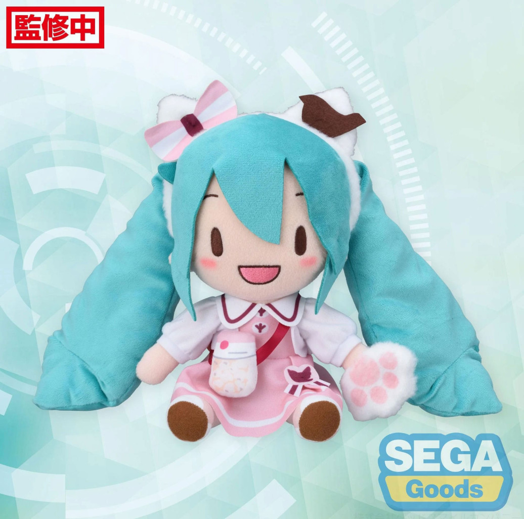 Character Vocal Series 01: Hatsune Miku Fuwa Petit Plüschfigur Hatsune Miku Theme Park Ver. M 25 cm     
