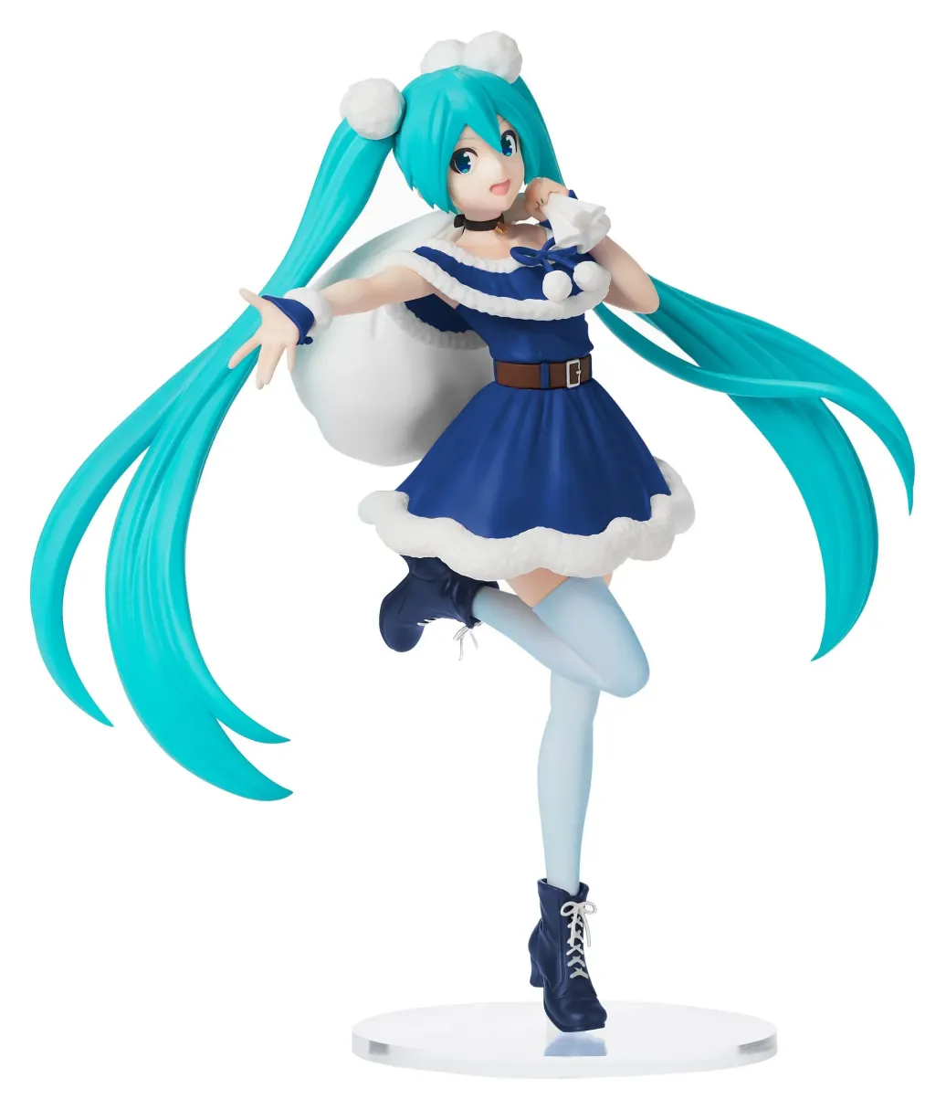 Hatsune Miku SPM PVC Statue Christmas 2020 Blue 22 cm