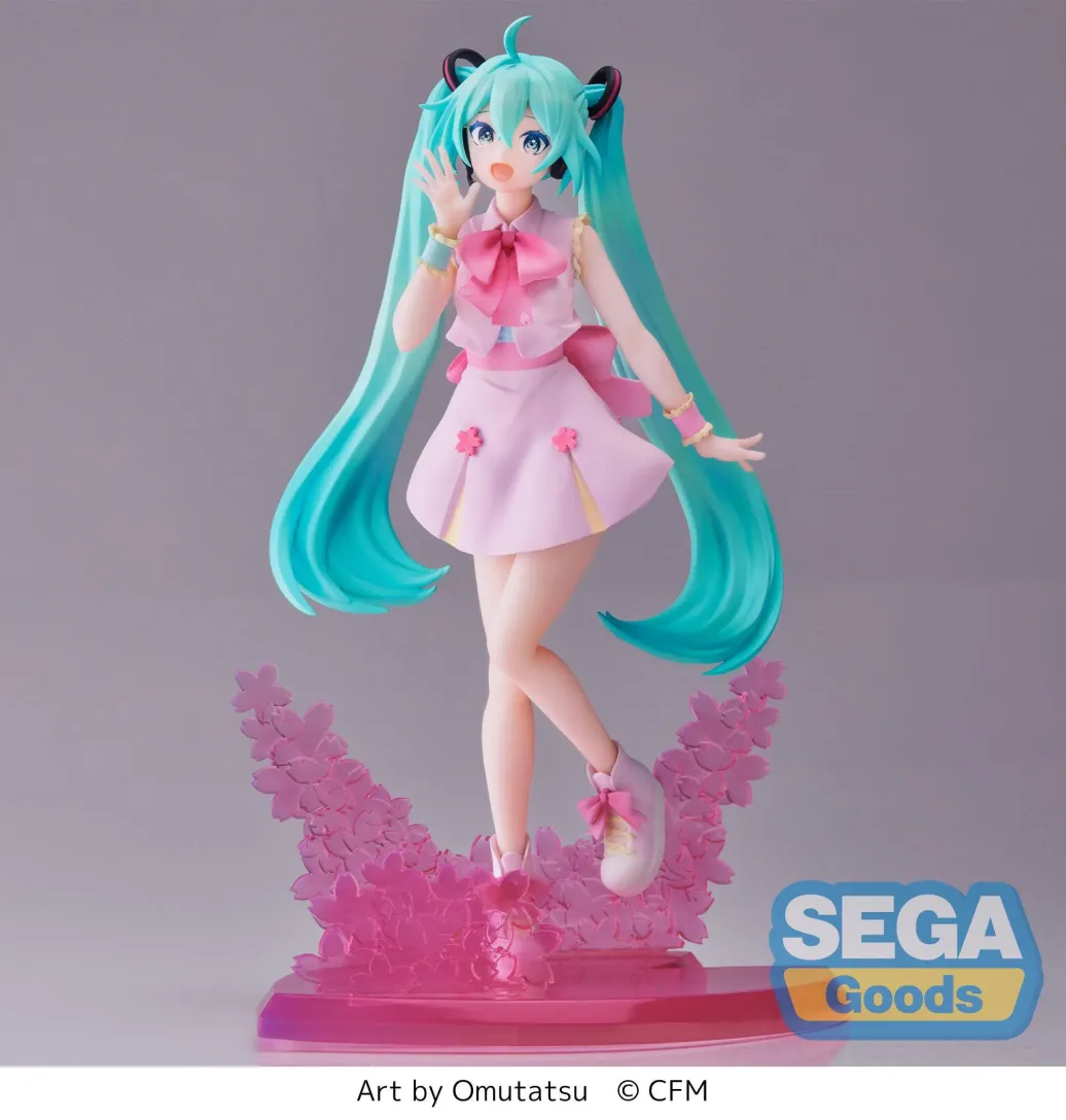 Hatsune Miku Luminasta PVC Statue Sakura Miku Omutatsu Ver. 21 cm