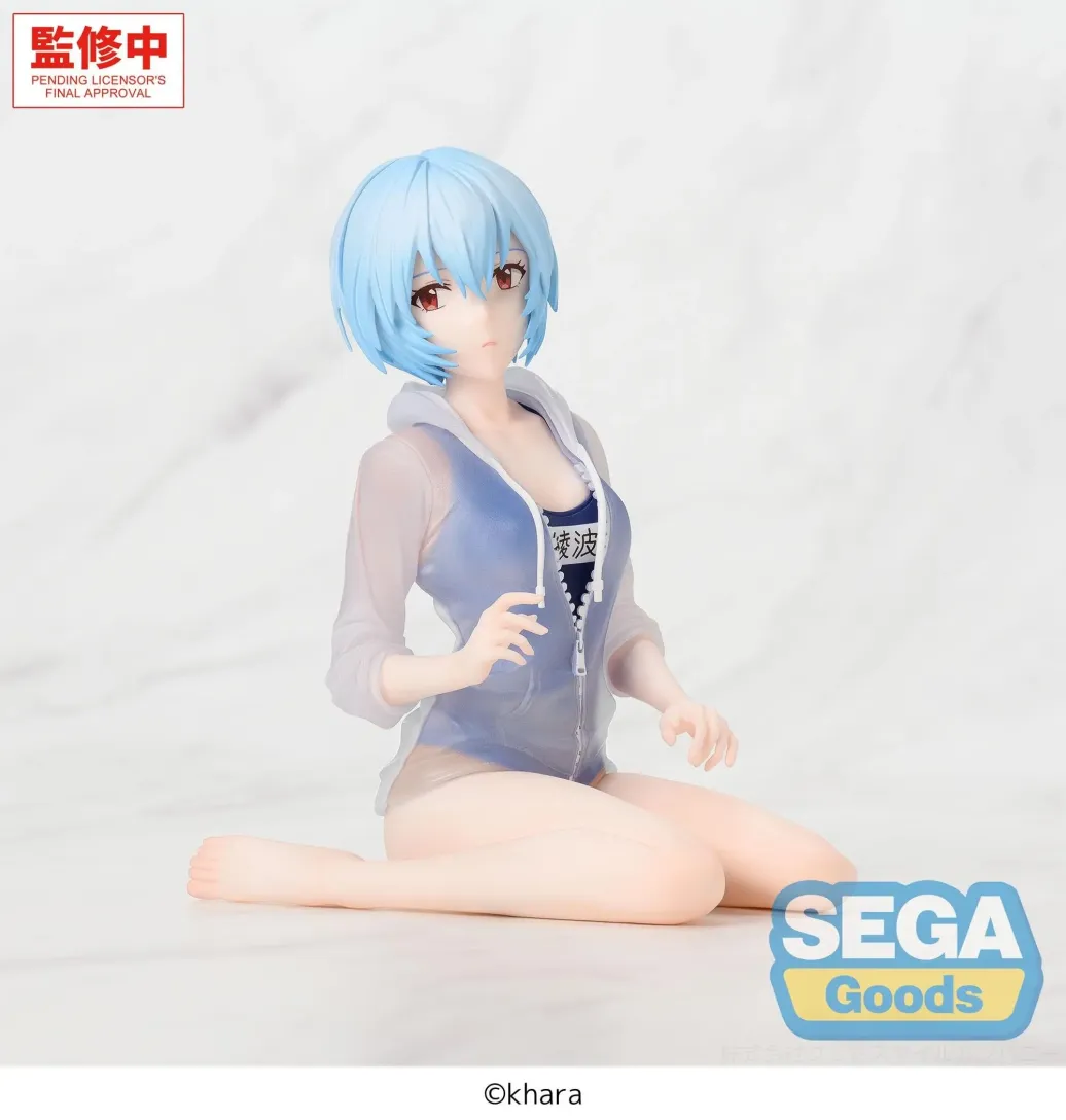 Rebuild of Evangelion Yumemirize PVC Figur Rei Ayanami School Swimsuit Ver. 13 cm