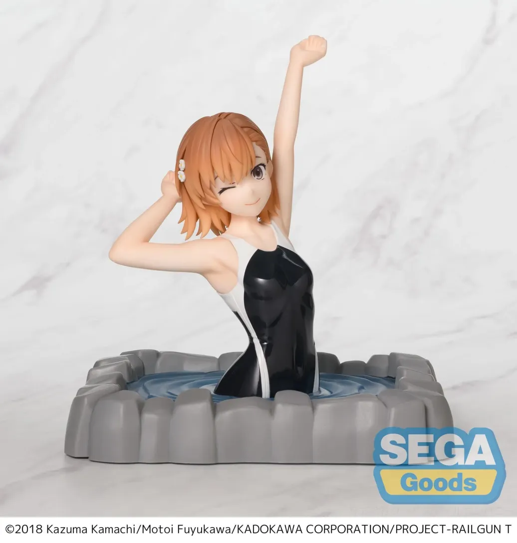 A Certain Scientific Railgun T Thermae Utopia PVC Statue Mikoto Misaka 14 cm 