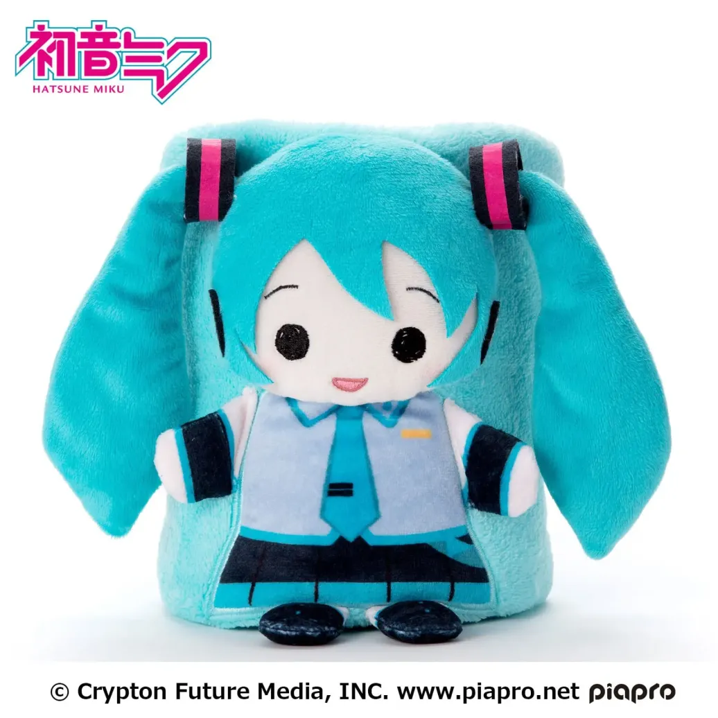 Hatsune Miku Roll-Up Plüschfigur Miku 20 x 15 cm
