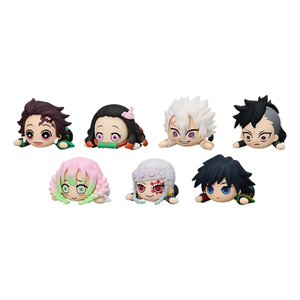 Demon Slayer: Kimetsu no Yaiba Puchi PVC Sammelfiguren 7er-Pack Lay-Down Set 1 3 cm