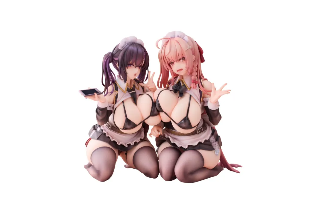 Original Character PVC Statuen 1/5 2er-Set Koho Miya & Otsuhane Fuwari illustration by Ninoude 18 cm 