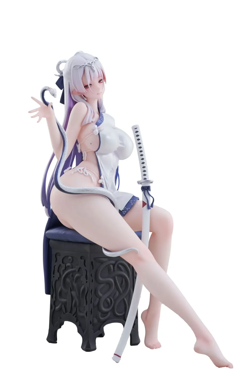 Original Character PVC Statue 1/7 The Color of the Blue - White Snake Normal Edition 20 cm