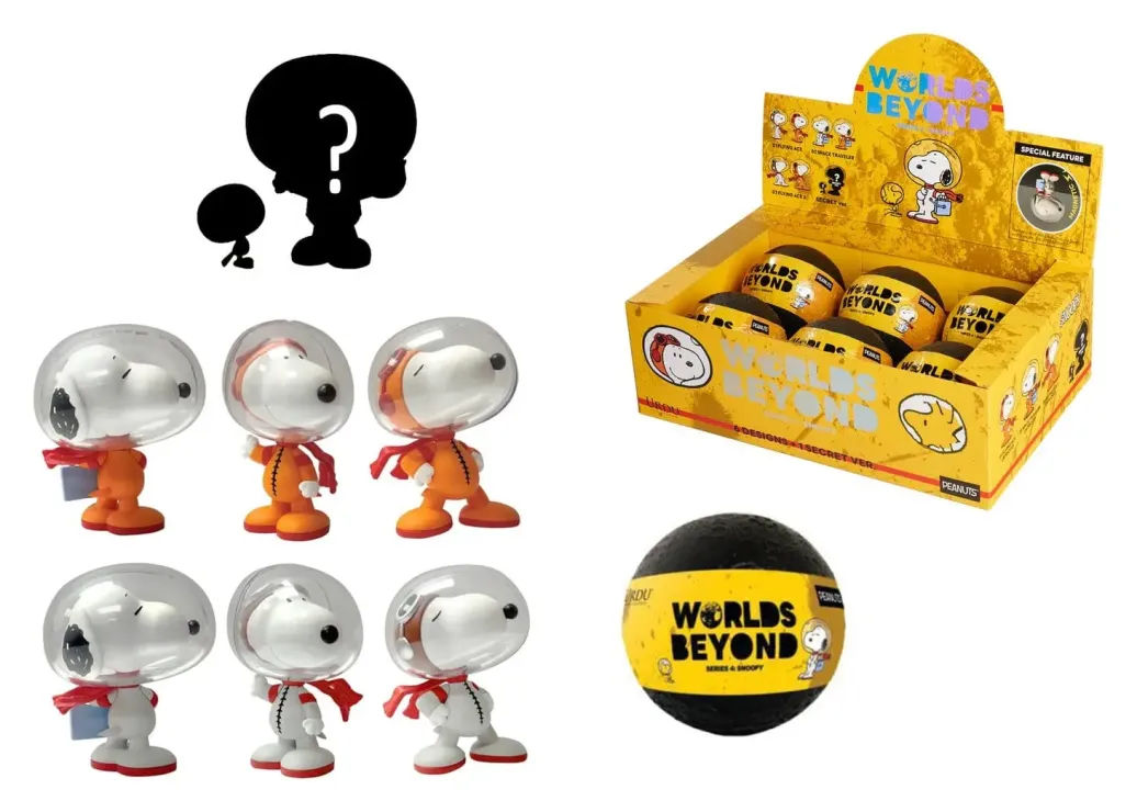 Peanuts Figuren Worlds Beyond Snoopy Kapsel Display (6)     