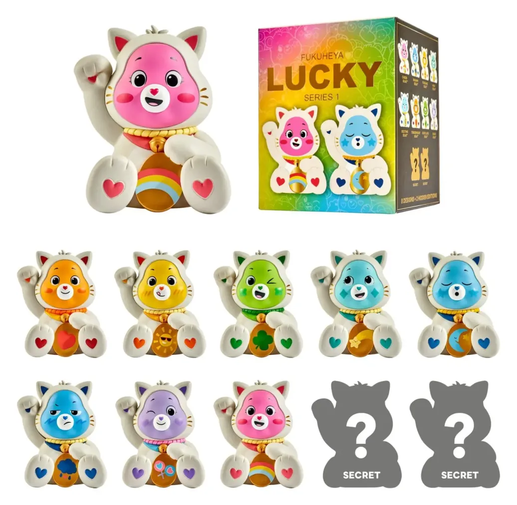 Die Glücksbärchis Figuren Fukuheya 8 cm Blind Box Display (8) 