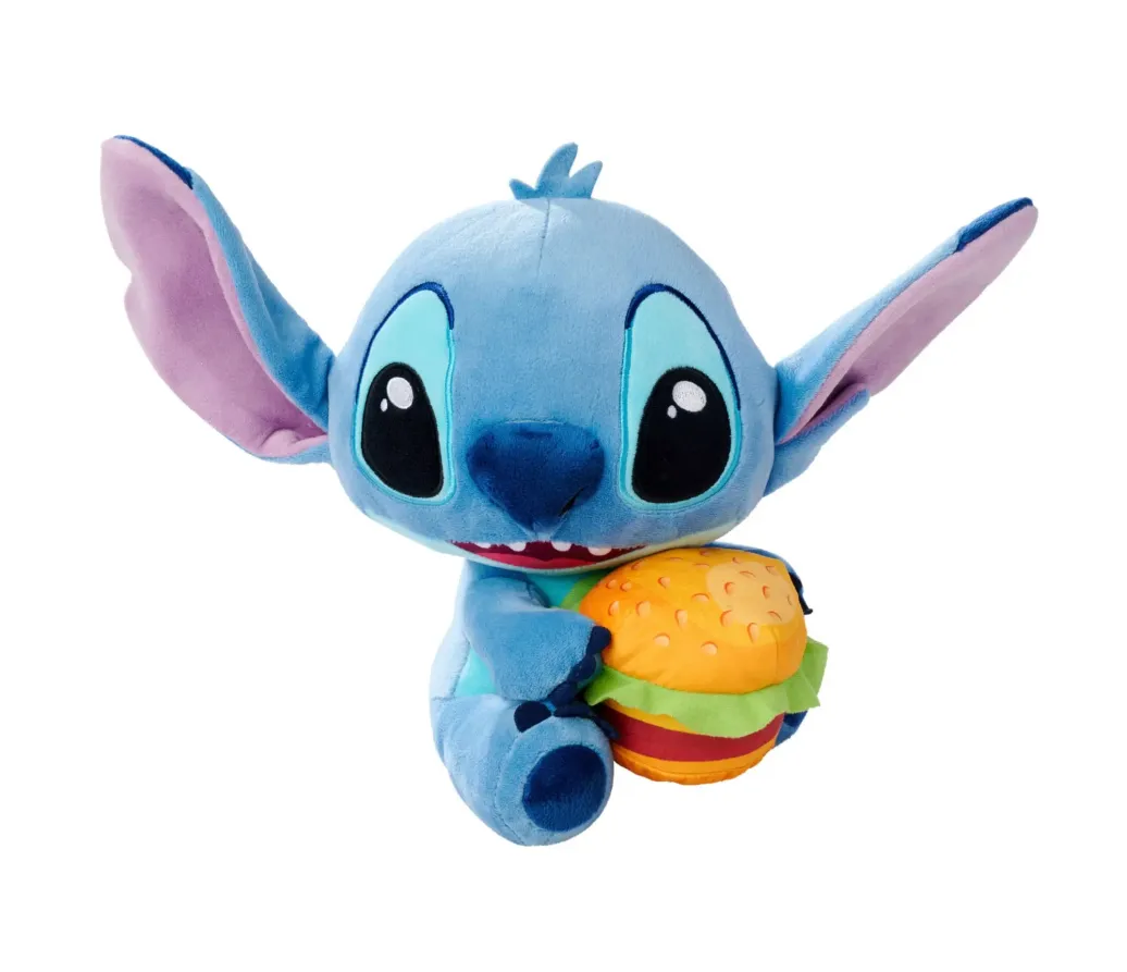 Lilo & Stitch Plüschfigur Stitch mit Burger 25 cm