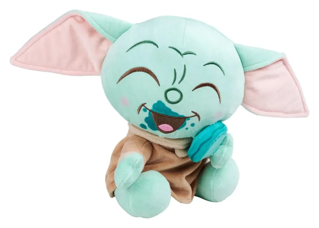 Star Wars Mandalorian Plüschfigur Grogu mit Macaroon 25 cm