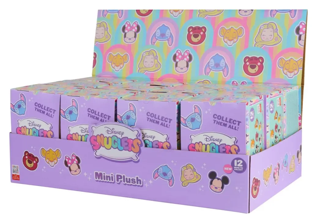 Disney Snuglets Plüschfiguren Blind Box Display (12)