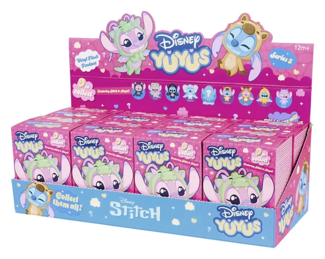 Disney YUYUS Plüschfigur Stitch & Angel Blindbox Display (8)