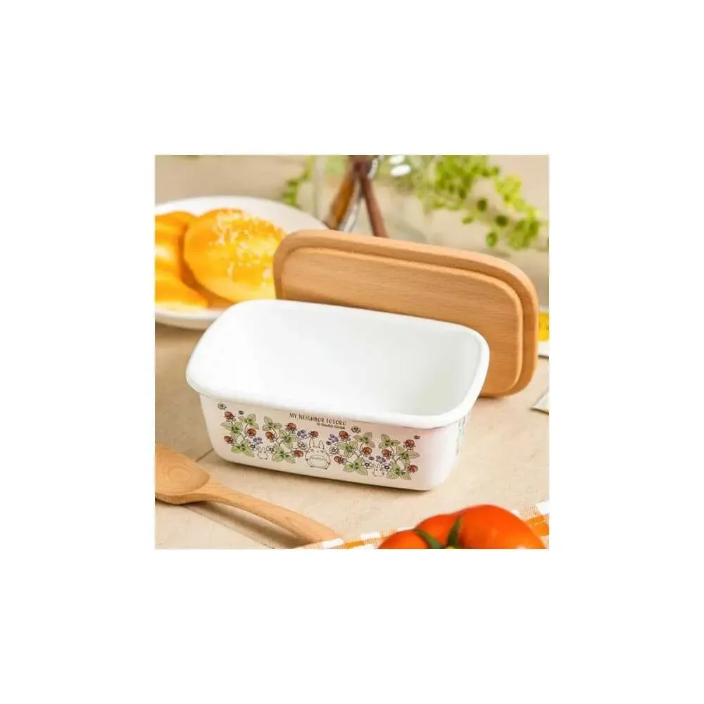 Mein Nachbar Totoro Butterdose mit Holzdeckel Soot Sprites 500 ml