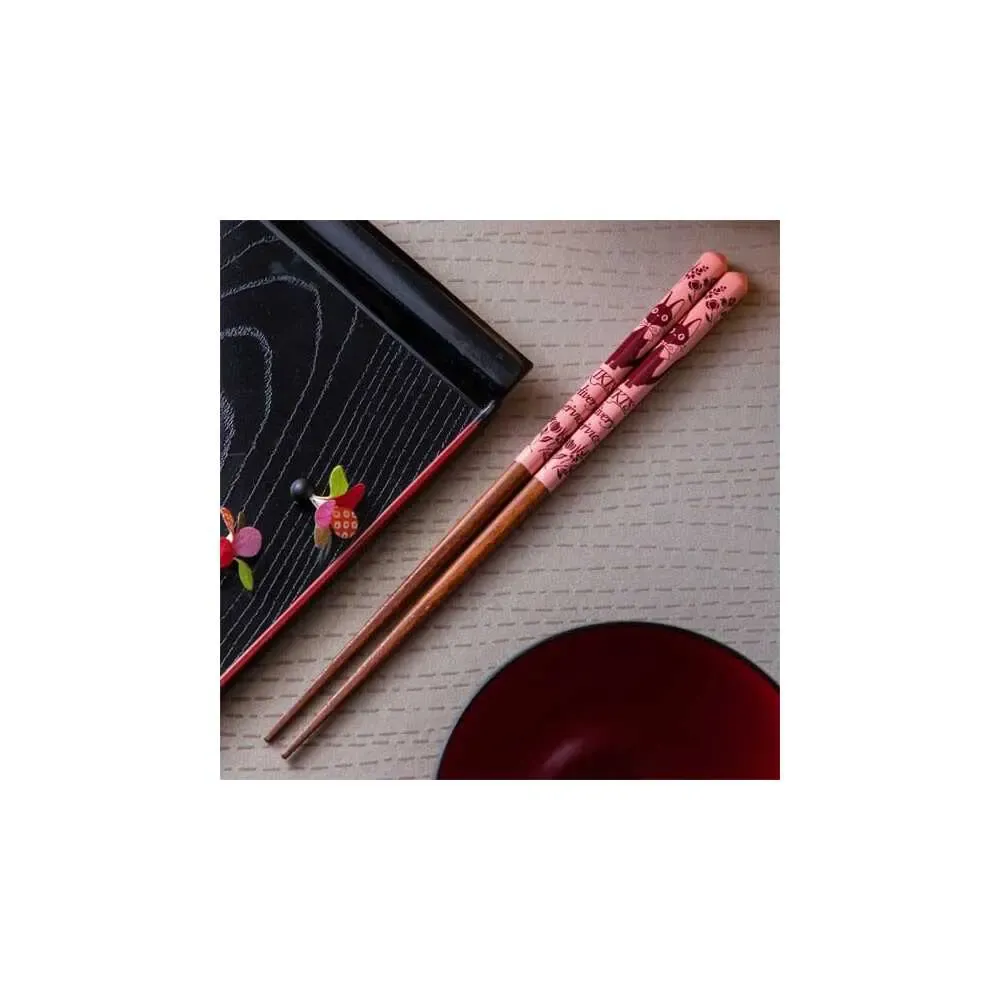 Studio Ghibli lackierte Essstäbchen Kikis kleiner Lieferservice pink 21 cm