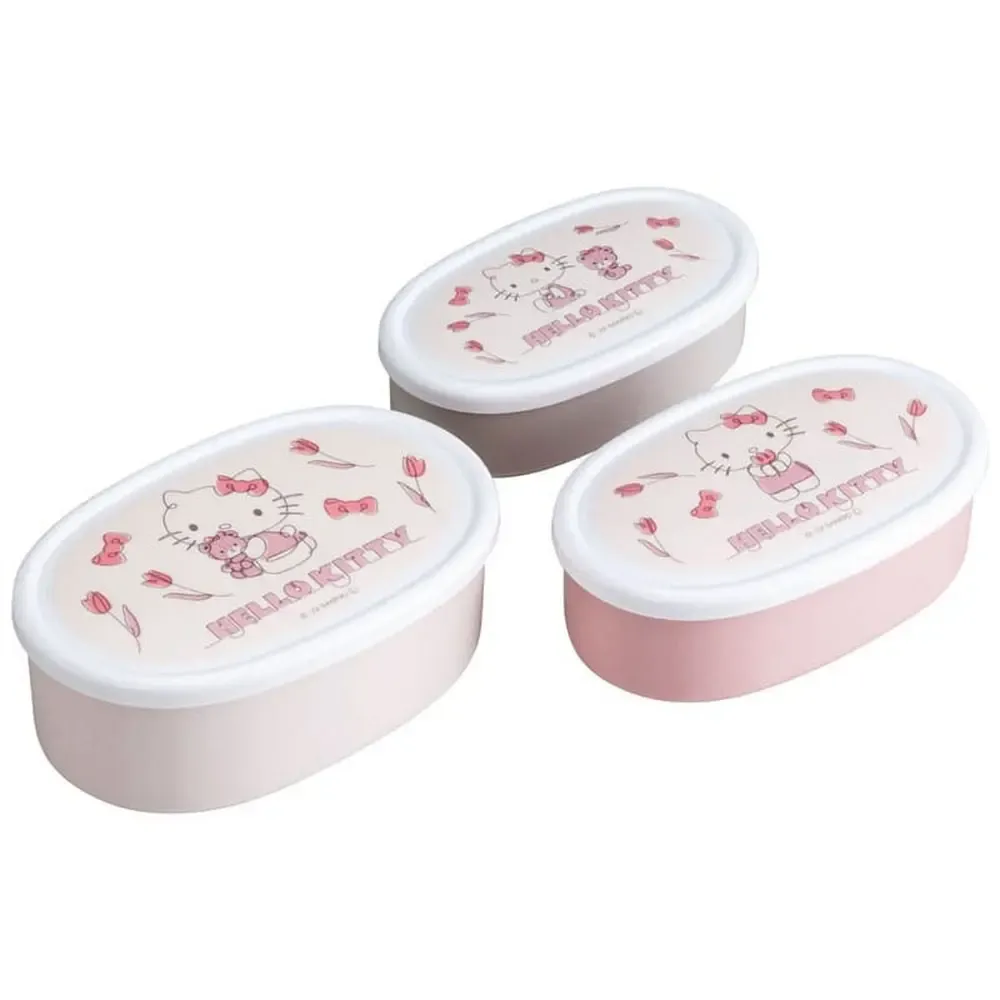 Hello Kitty Lunch Box 3 er Set Kitty-chan