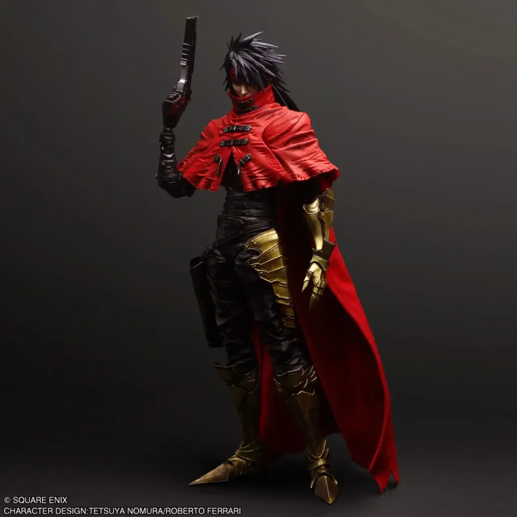Final Fantasy VII Rebirth Play Arts Kai Actionfigur Vincent Valentine 28 cm 
