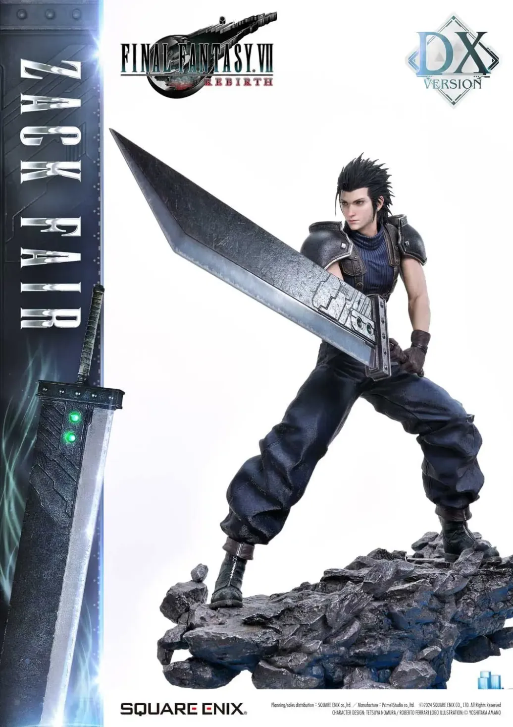 Final Fantasy VII Rebirth Masterline Statue 1/4 Zack Fair Deluxe Ver. 57 cm