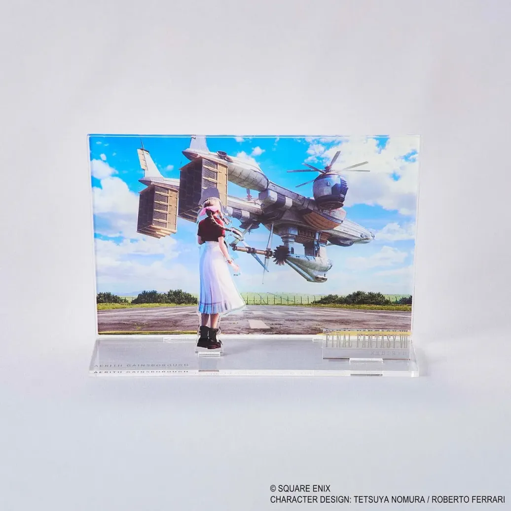 Final Fantasy VII Rebirth Acryl Diorama Aerith Key Art 