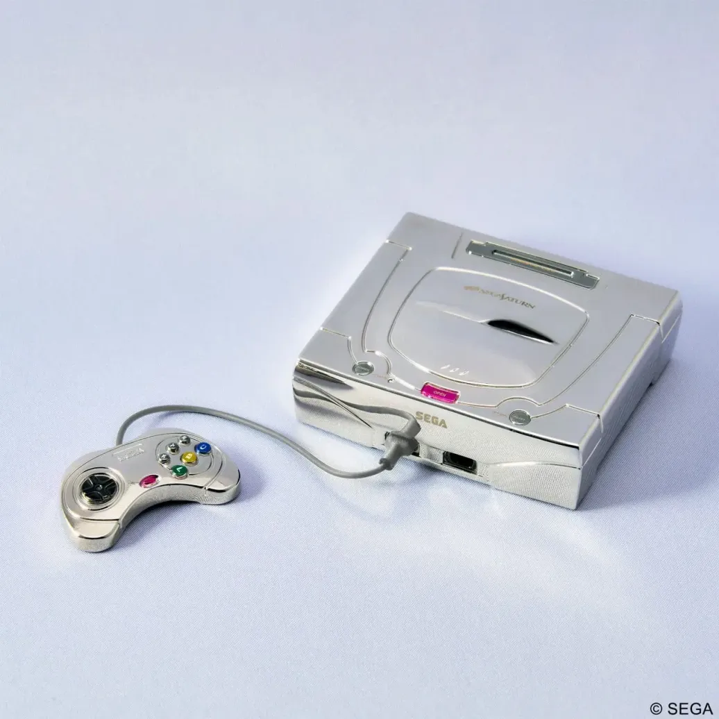 Sega Hardware Series Bright Arts Gallery Diecast Minifigur Sega Saturn White