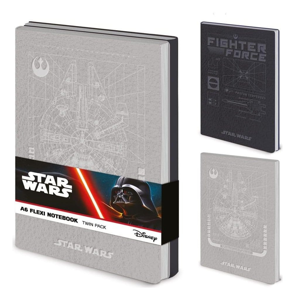 Star Wars A6 Flexi Notizbuch Doppelpack (Rebel)