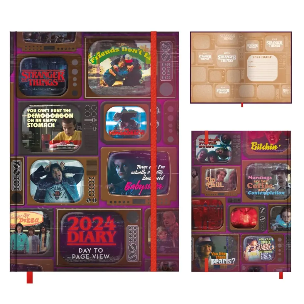 Stranger Things Tagebuch 2024 TV Session