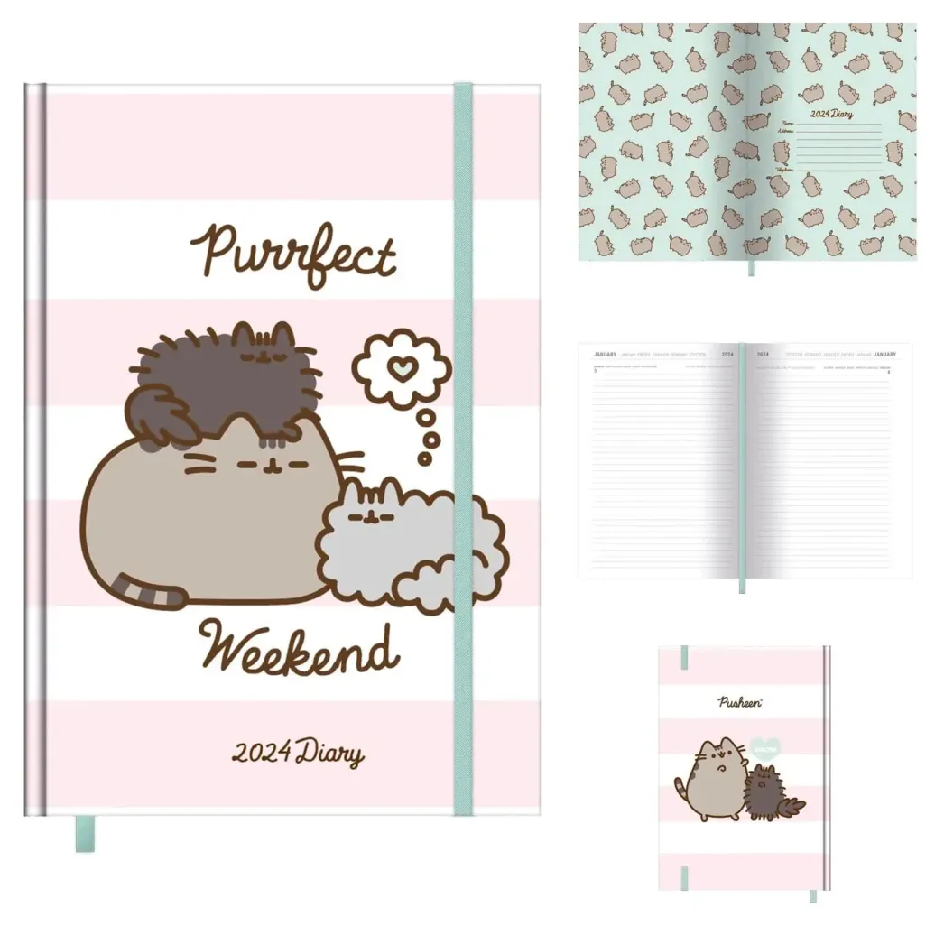 Pusheen Tagebuch 2024 Purrfect Weekend