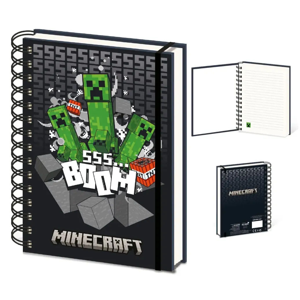 Minecraft 3D Wiro Notizbuch A5